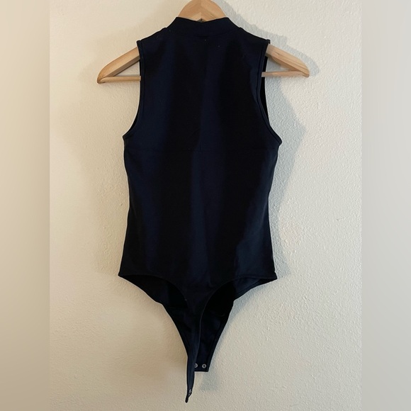 Soft A&F Mock Neck Bodysuit - Picture 2 of 3